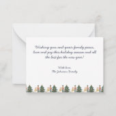 Nutcracker Foto kerstfeestdag Kaart Notitiekaartje (Achterkant)