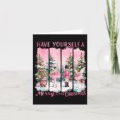 Nutcracker Friends Snow Globe Nk Coquette Bow Chri Kaart (Voorkant)