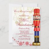 Nutcracker Friendsmas Christmas Party Invitation (Devant)