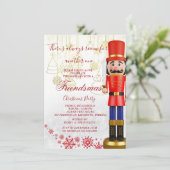 Nutcracker Friendsmas - Uitnodiging voor kerstfees (Staand voorkant)