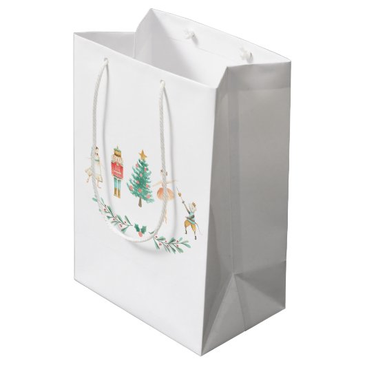Nutcracker Gift Bag Medium Cadeauzakje (Achterkant Gekanteld)