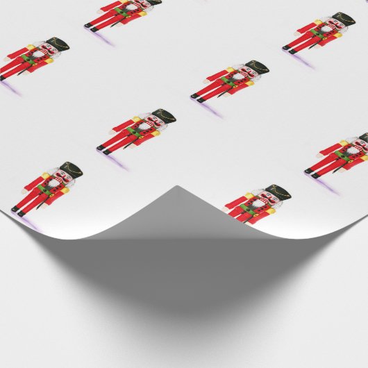 Nutcracker Gift Wrap Paper Cadeaupapier (Hoek)