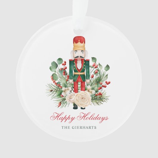 Nutcracker Happy Holidays Family Tree Decor (devant)