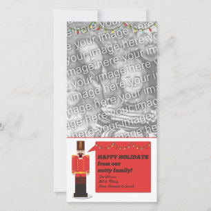 Nutcracker Happy Holidays, Modèle Carte photo