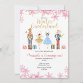 Nutcracker hiver Invitation d'anniversaire (Devant)