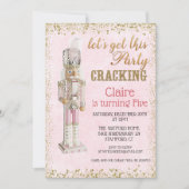 Nutcracker hiver Invitation d'anniversaire (Devant)