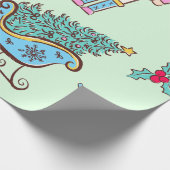 Nutcracker Holiday Ballet Cadeaupapier (Hoek)