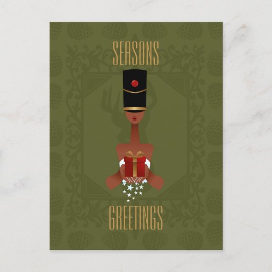 Nutcracker Holiday Gift Briefkaart met kerstmis (Voorkant)