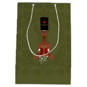 Nutcracker Holiday Gift kerstcadeau, gemiddeld Medium Cadeauzakje (Achterkant)