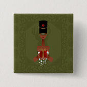 Nutcracker Holiday Gift Kerstmis Rug Button (Voorkant)