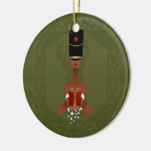 Nutcracker Holiday Gift kerstversiering Keramisch Ornament (Links)
