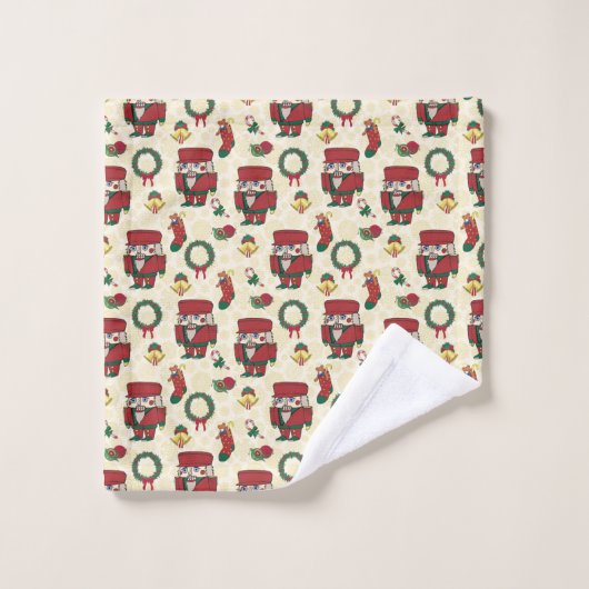 Nutcracker Holiday Kerstmis Bad Handdoek (Wasdoekje)