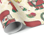 Nutcracker Holiday Kerstmis Cadeaupapier (Rol Hoek)