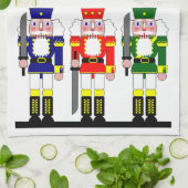 Nutcracker Holiday-kersttheehanddoek Theedoek (Gevouwen)
