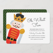 Nutcracker Holiday Party Invitation (Devant / Derrière)