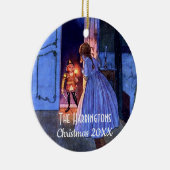 Nutcracker  Illustratie Elegant Monogram Keramisch Ornament (Rechts)