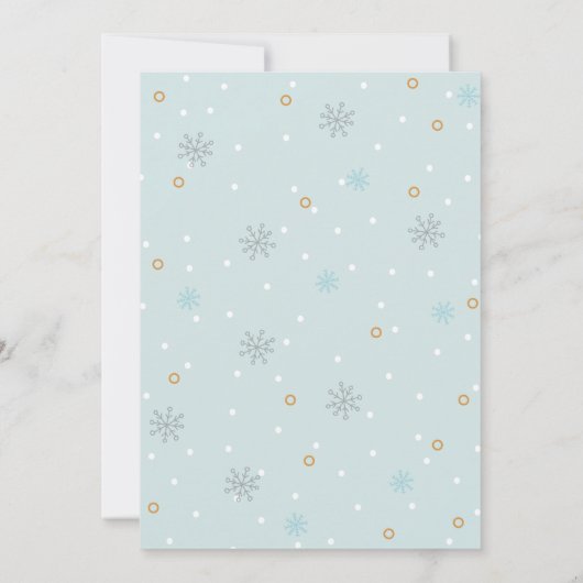 Nutcracker invitation de fête (Dos)