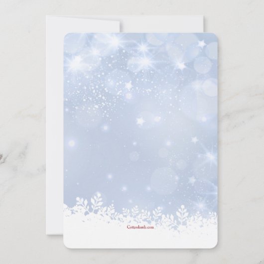 Nutcracker Invitation Kaart (Achterkant)