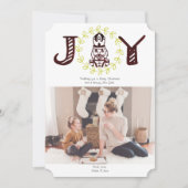 Nutcracker Joy Holiday Carte photo (Devant)