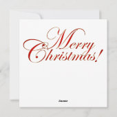 Nutcracker Joyeuse carte de voeux de Noël (Dos)