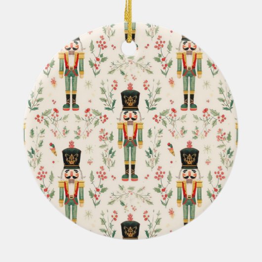 Nutcracker Keramisch Ornament (Achterkant)