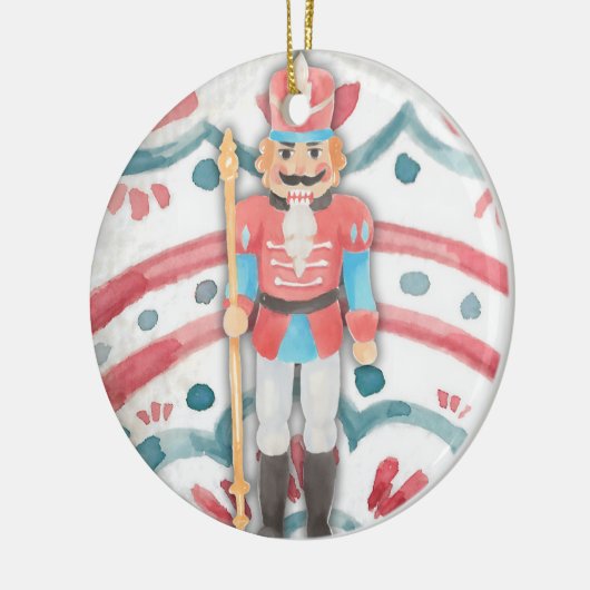 Nutcracker Keramisch Ornament (Links)