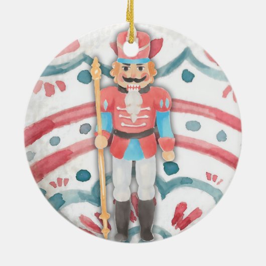 Nutcracker Keramisch Ornament (Achterkant)