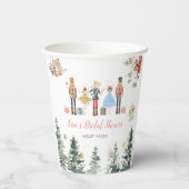 Nutcracker Kerst Bruiloft Thee Papieren Bekers (Achterkant)
