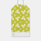 Nutcracker Kerstmis Gepersonaliseerd Groen Cadeaulabel (Achterkant)