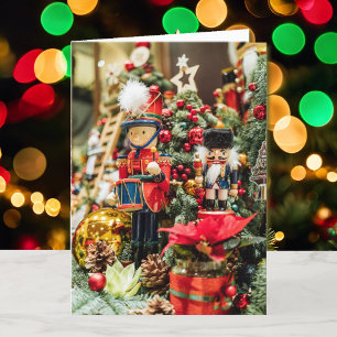 Nutcracker Kerstmis Personaliseer teksthandtekenin Feestdagen Kaart