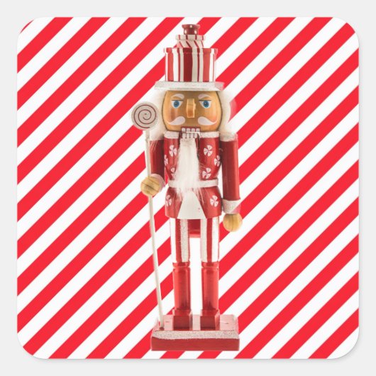 Nutcracker Kerstmis Personalize Envelope Sticker (Voorkant)