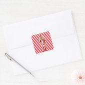 Nutcracker Kerstmis Personalize Envelope Sticker (Envelop)