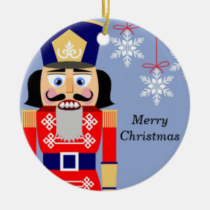 Nutcracker-kerstversiering Keramisch Ornament