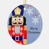 Nutcracker-kerstversiering Keramisch Ornament (Links)