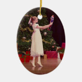 Nutcracker-kerstversiering Keramisch Ornament (Voorkant)