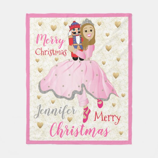 Nutcracker Lt Brwn Hair Fleece Blanket/Medium Deken (Voorkant)