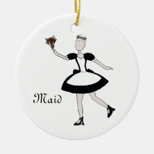 Nutcracker Maid Keepomwille Ornament
