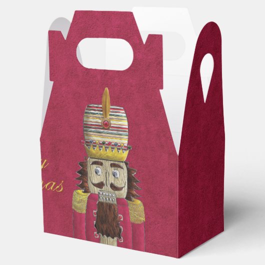 Nutcracker Merry Kerstmis Bedankdoosjes (Geopend)
