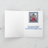 NUTCRACKER MET CHRISTMAS CANDY CANDY FEESTDAGEN KAART (Binnen)