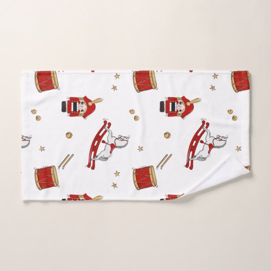 Nutcracker motif de Noël (Serviette à main)