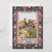 Nutcracker Motif Noël Carte photo de vacances (Devant)