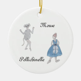 Nutcracker Mouse/Pollichinelle Keepomwille Ornamen Keramisch Ornament