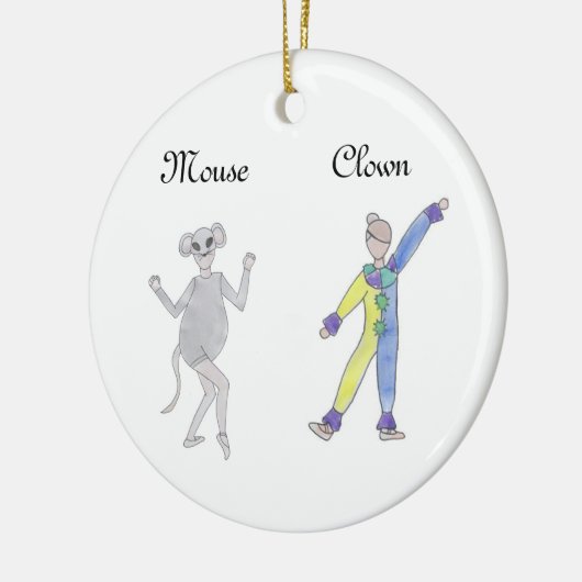 Nutcracker Mouse/Pollichinelle Keepomwille Ornamen Keramisch Ornament (Links)