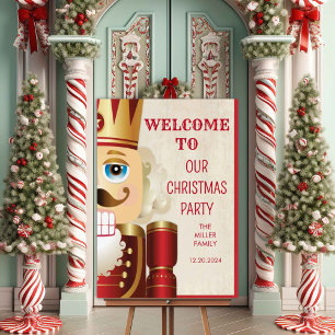 Nutcracker Noël Affiche de bienvenue de Noël