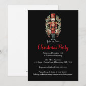 Nutcracker Noël Fête Invitation (Devant / Derrière)