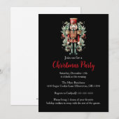 Nutcracker Noël Fête Invitation (Devant / Derrière)
