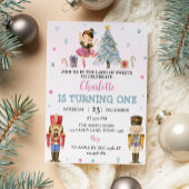 Nutcracker Noël Premier anniversaire Invitation