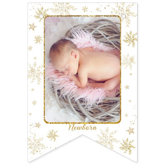 Nutcracker Onederland 1st Birthday Photo Milestone Vlaggetjes (Tweede vlag)