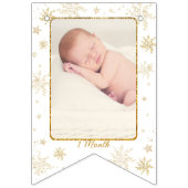 Nutcracker Onederland 1st Birthday Photo Milestone Vlaggetjes (Derde vlag)