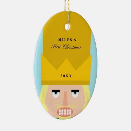 Nutcracker Ornament Baby's eerste Kerstmis (Rechts)